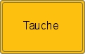 Ortsschild von Tauche