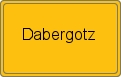 Ortsschild von Dabergotz