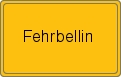 Ortsschild von Fehrbellin