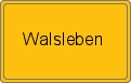 Ortsschild von Walsleben