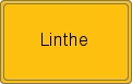 Ortsschild von Linthe