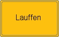 Ortsschild von Lauffen