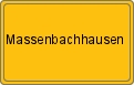 Ortsschild von Massenbachhausen