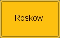 Ortsschild von Roskow