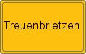 Ortsschild von Treuenbrietzen