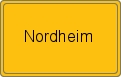 Ortsschild von Nordheim