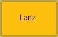 Ortsschild von Lanz
