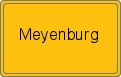 Ortsschild von Meyenburg