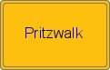 Ortsschild von Pritzwalk
