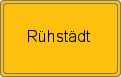 Ortsschild von Rühstädt