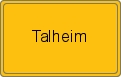 Ortsschild von Talheim