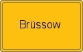 Ortsschild von Brüssow