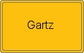 Ortsschild von Gartz