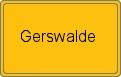 Ortsschild von Gerswalde