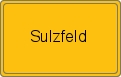 Ortsschild von Sulzfeld