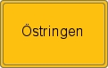 Ortsschild von Östringen