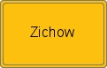 Ortsschild von Zichow