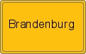 Ortsschild von Brandenburg