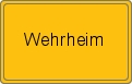 Ortsschild von Wehrheim