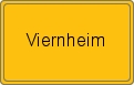 Ortsschild von Viernheim