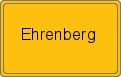 Ortsschild von Ehrenberg