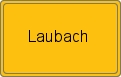 Ortsschild Laubach