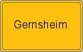 Ortsschild Gernsheim