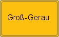 Ortsschild Groß-Gerau