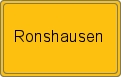 Ortsschild von Ronshausen