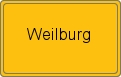 Ortsschild von Weilburg