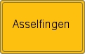 Ortsschild von Asselfingen