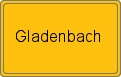 Ortsschild von Gladenbach