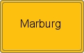 Ortsschild von Marburg