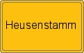 Ortsschild von Heusenstamm