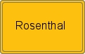 Ortsschild von Rosenthal