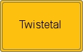 Ortsschild von Twistetal