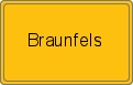 Ortsschild von Braunfels