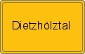 Ortsschild von Dietzhölztal