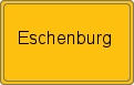 Ortsschild von Eschenburg