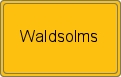 Ortsschild Waldsolms