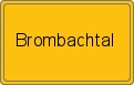 Ortsschild von Brombachtal