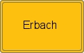 Ortsschild Erbach