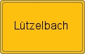 Ortsschild von Lützelbach