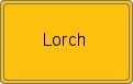 Ortsschild von Lorch