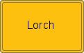 Ortsschild Lorch