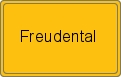 Ortsschild von Freudental