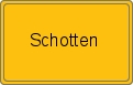 Ortsschild Schotten