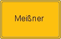 Ortsschild von Meißner