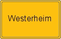 Ortsschild von Westerheim