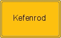 Ortsschild von Kefenrod